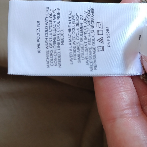 Express wrap Dress Olive Green - Picture 6 of 6